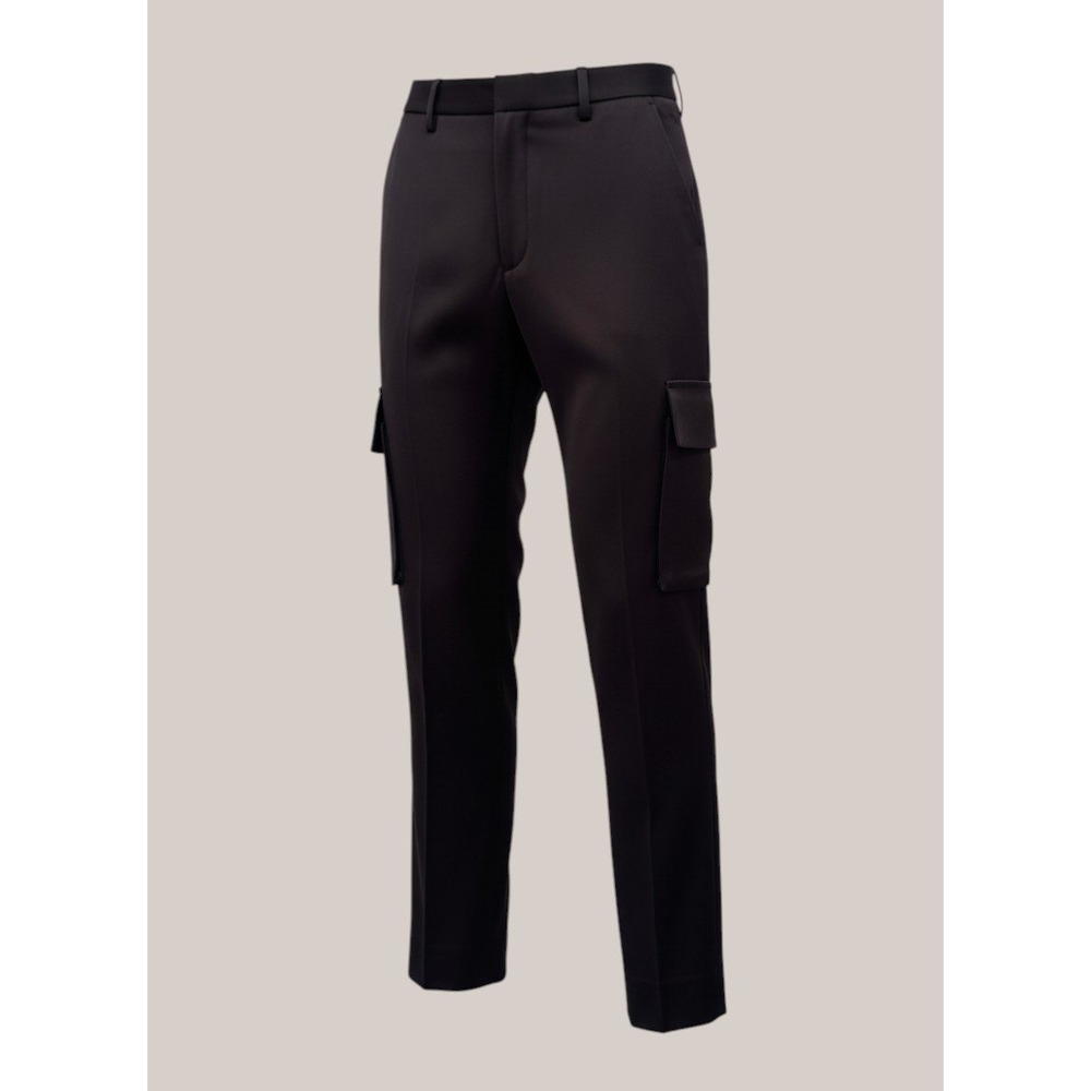 Banana Republic Wool Blend Cargo Trousers Espresso Brown Pants Size 2